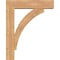 Ekena Millwork Thorton Block Smooth Bracket w/ Offset Brace, Western Red Cedar, 7 1/2"W x 32"D x 40"H BKT0806X32X40THR05SWR - alternate 3